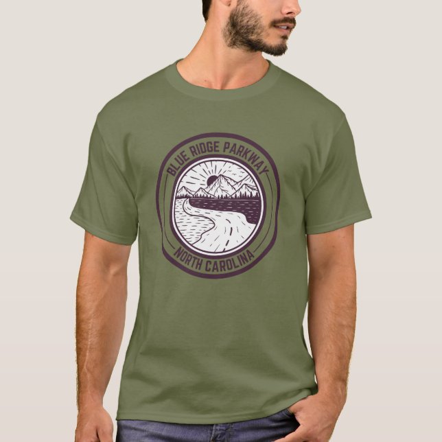 Camiseta Blue Ridge Parkway Scenic Byway Virginia North C (Anverso)