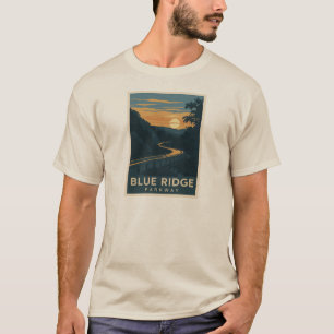 Camiseta Blue Ridge Parkway Sunset