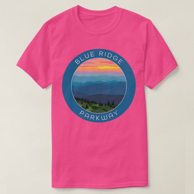 Camiseta Blue Ridge Parkway TShirt (Diseño del anverso)