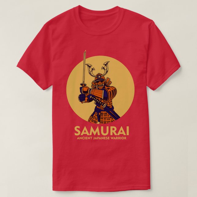 CAMISETA BLUE SAMURAI (Diseño del anverso)