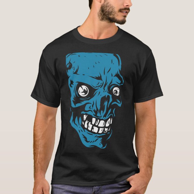 Camiseta Blue Skull (Anverso)