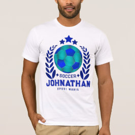 Camiseta Blue Soccer Team Emblem | Gifts For Men