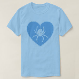 Camiseta Blue Spider Heart