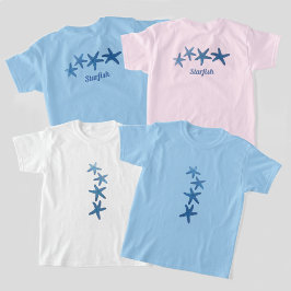 Camiseta Blue Starfish Personalizado con Nombre