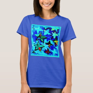 Camiseta Blue Starry Night Sky. ¡Hazte con una en Zazzle