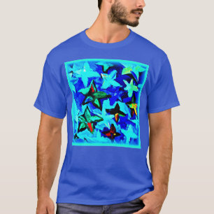 Camiseta Blue Starry Night Sky. ¡Hazte con una en Zazzle