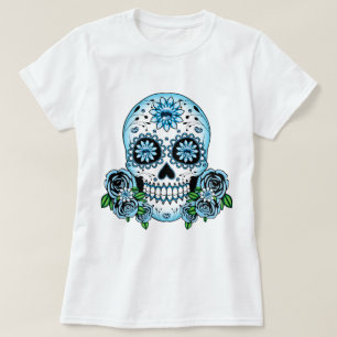 Camiseta Blue Sugar Skull