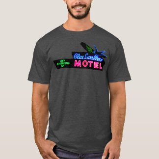 Camiseta Blue Swallow Motel Neon Ruta de Rótulo 66