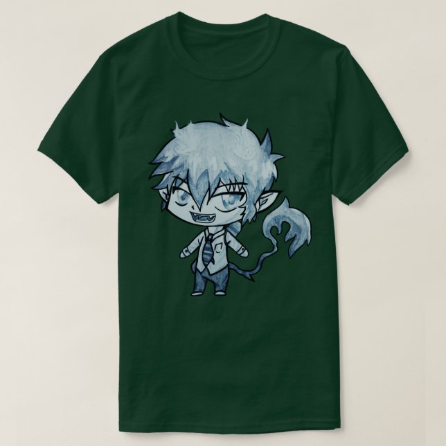Camiseta Blue t Chibi Rin (Diseño del anverso)