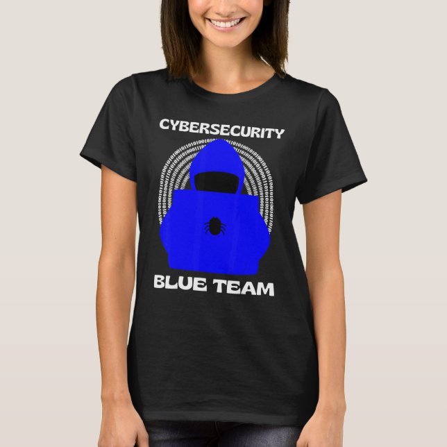 Camiseta Blue Team Cybersecurity Hacking Ethical Hacker Gee (Anverso)