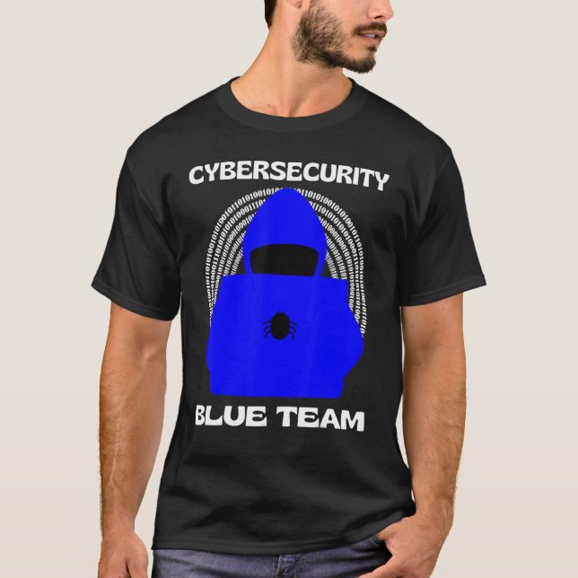 Camiseta Blue Team Cybersecurity Hacking Ethical Hacker Gee (Anverso)