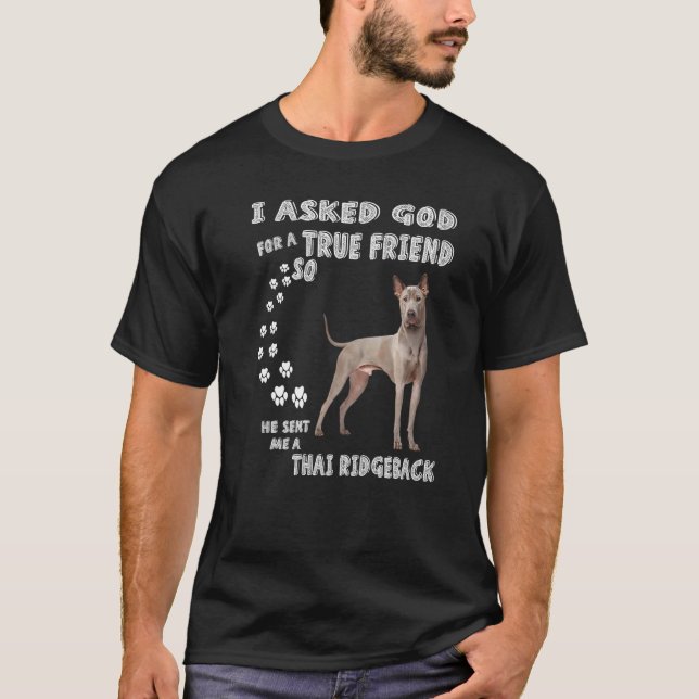 Camiseta Blue Thai Ridgeback diciendo que mamá papá disfraz (Anverso)