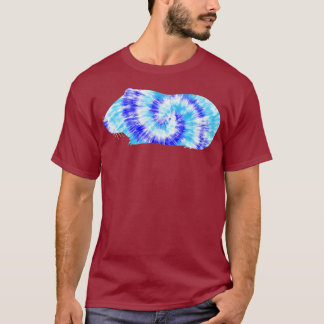 Camiseta Blue Tie Dye Hamster Hippie Peace Animal Lover