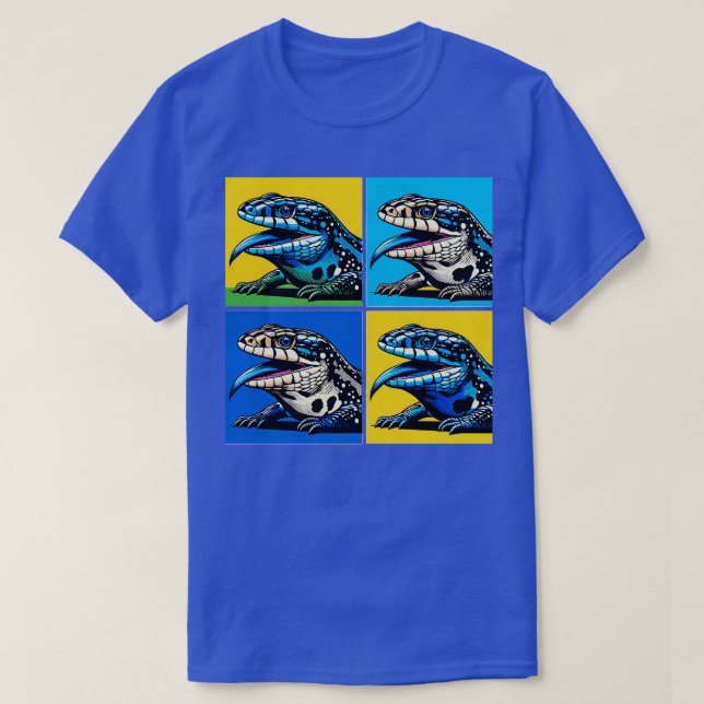Camiseta Blue Tongue Skink Art Guay Lizard (Diseño del anverso)