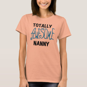 Camiseta Blue Totally Awesome Nanny T-shirts and Gifts