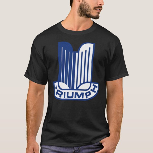 Camiseta Blue Triumph Logo Classic T-Shirt (Anverso)