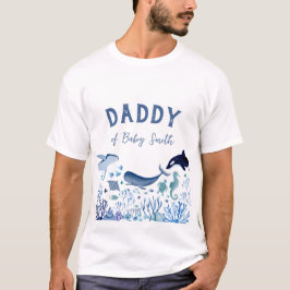 Camiseta Blue Under the Sea Daddy of Baby Boy
