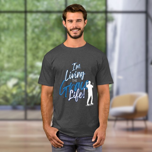 Camiseta Blue Urban I'm Living the Grace Life Sillouette (Subido por el creador)