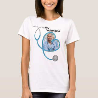 CAMISETA BLUE VALENTINE HEART STETHOSCOPE