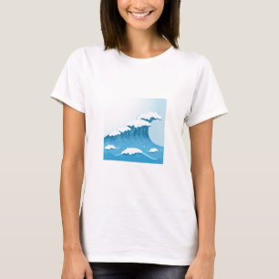 Camiseta Blue Wave Surf and Ocean