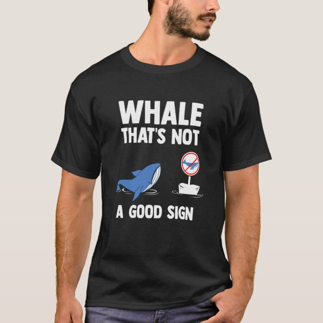 Camiseta Blue Whale Marine Mammal & Whale Watching (Anverso)