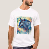 Blue wildebeest 061024AREF105 - Watercolor
