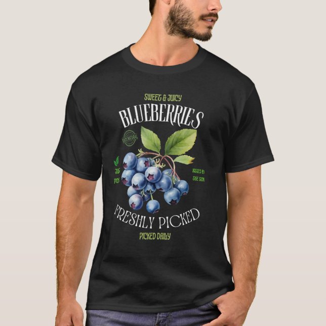 Camiseta Blueberries (Anverso)