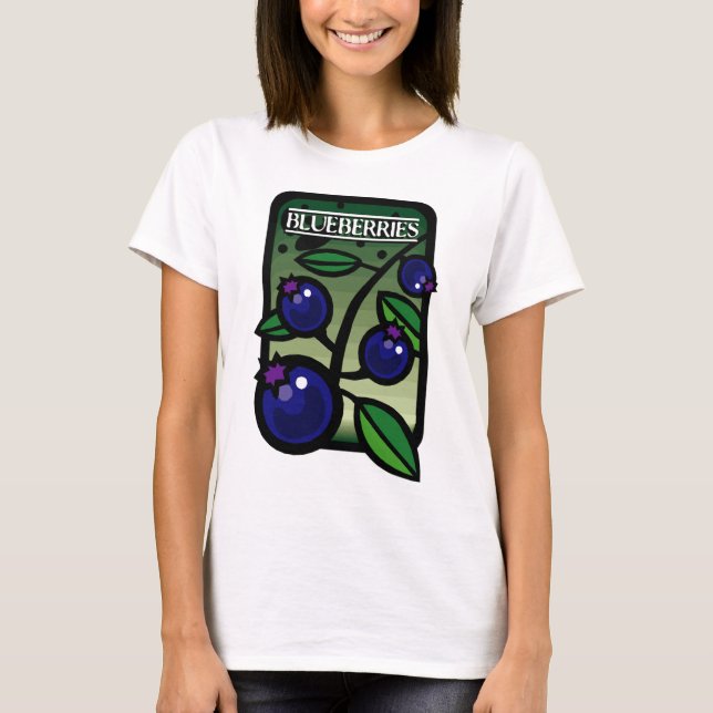 Camiseta Blueberries (Anverso)