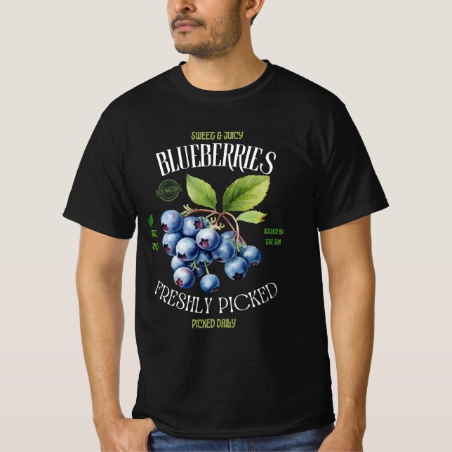 Camiseta Blueberries (Anverso)