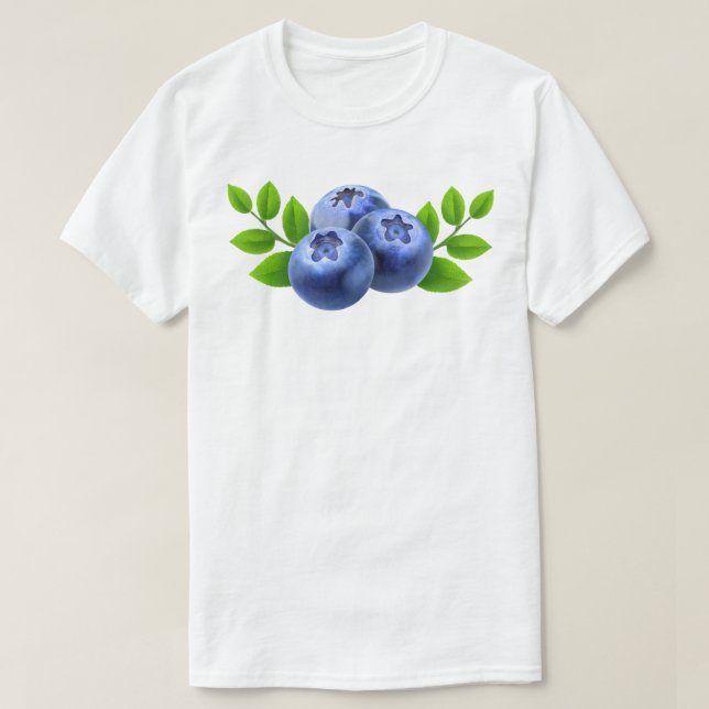 Camiseta Blueberries (Diseño del anverso)