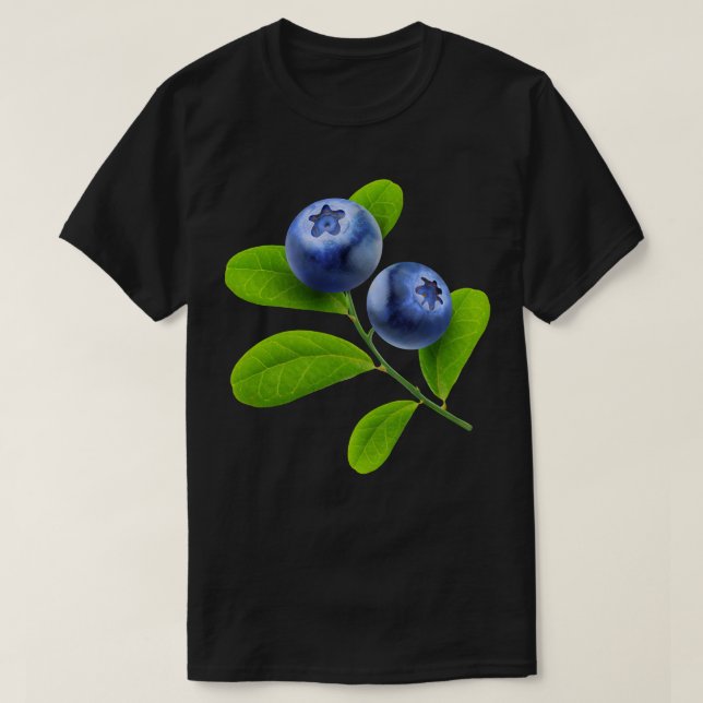 Camiseta Blueberries (Diseño del anverso)