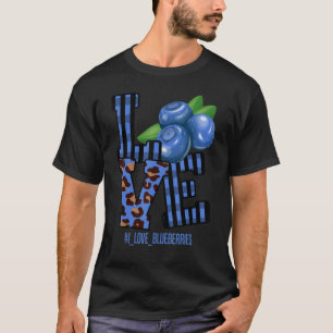 Camiseta Blueberries Graphics Blueberry Farmer Blueberry