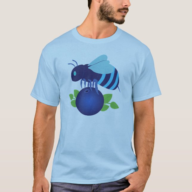 Camiseta Blueberry Bee (Anverso)