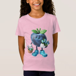 Camiseta Blueberry con nomeolvides