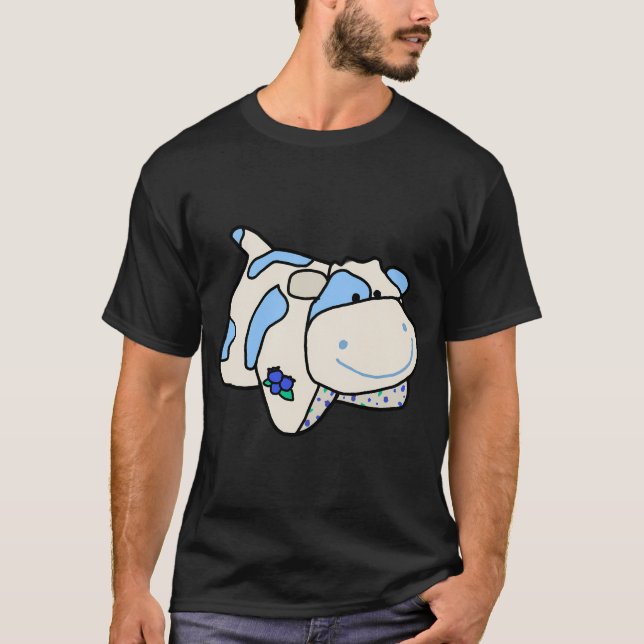 Camiseta Blueberry Cow (Anverso)