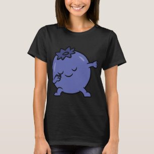 Camiseta Blueberry Dabbing Blueberry Fruit Love Blueberries