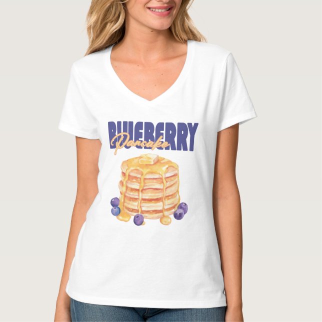 Camiseta Blueberry Pancake Brunch (Anverso)