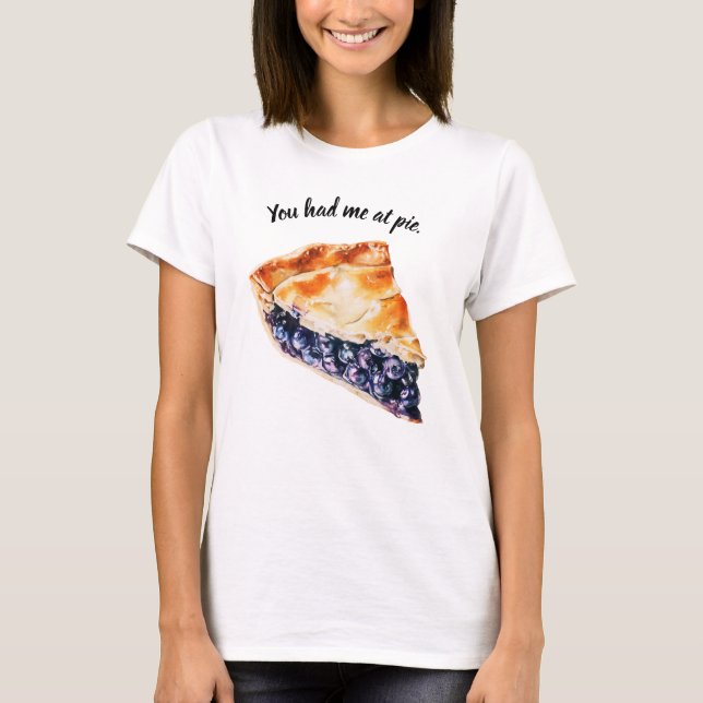 Camiseta Blueberry Pie (Anverso)