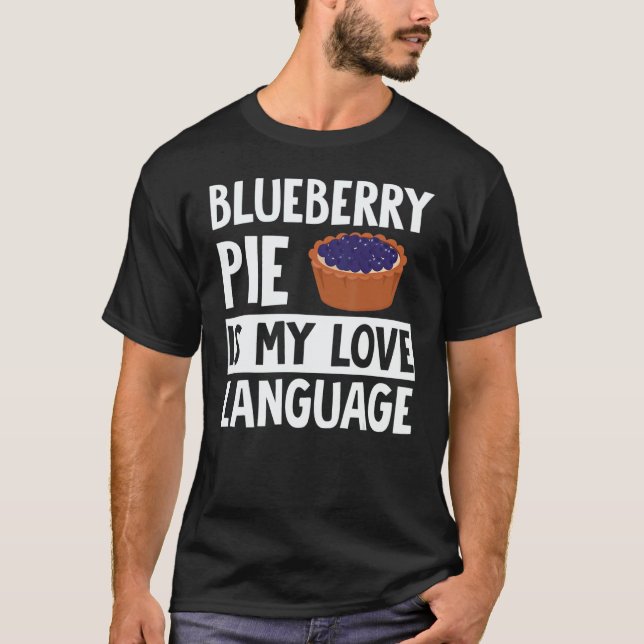 Camiseta Blueberry Pie Apparel  Great  Pies  Design (Anverso)