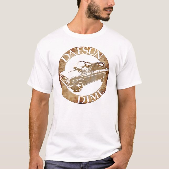 Camiseta BlueBird cinco de Datsun y moreno de la moneda de (Anverso)