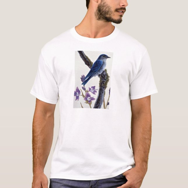 Camiseta Bluebird de la montaña (Anverso)
