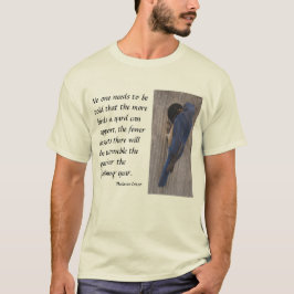 Camiseta Bluebird, el amigo del jardinero