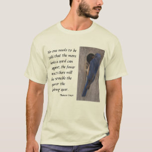 Camiseta Bluebird, el amigo del jardinero