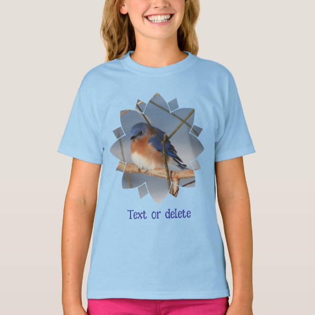 Camiseta Bluebird En Invierno Personalizado  (Anverso)
