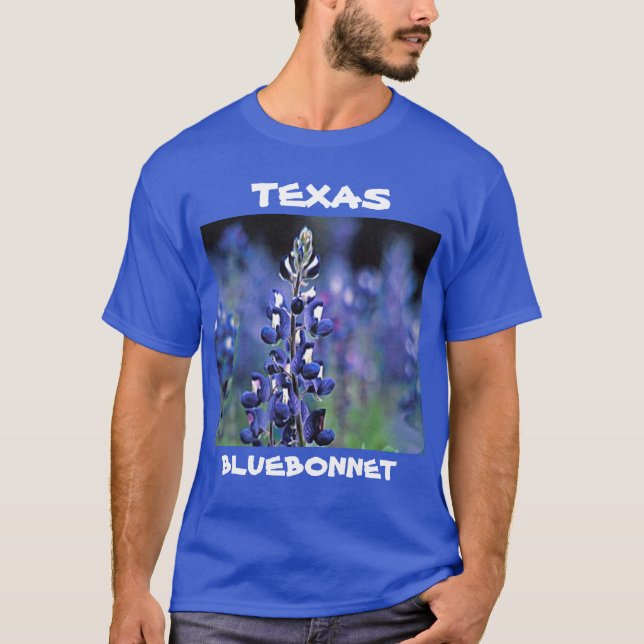 Camiseta Bluebonnet de Tejas (Anverso)