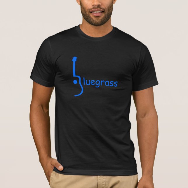 Camiseta Bluegrass de la guitarra (Anverso)