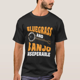 Camiseta Bluegrass y Banjo Inseparables