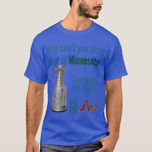 Camiseta BlueGreen Colorado vs Minnesota Hockey 2 Copas a N