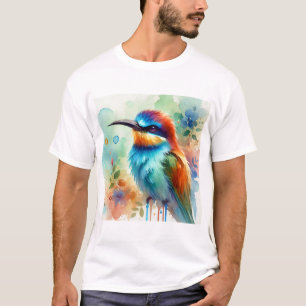 Camiseta Blueheaded Beeeater 200624AREF225 - Watercolor