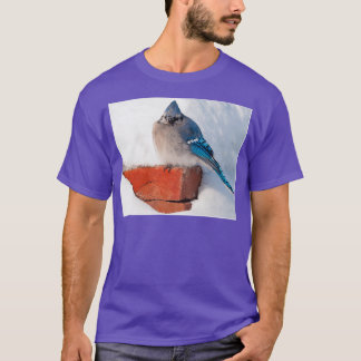 Camiseta Bluejay En La Trimezcla De Nieve